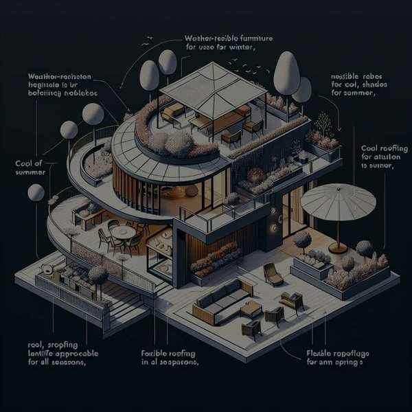 Comment aménager une terrasse pour qu'elle soit utilisable en toutes saisons ?