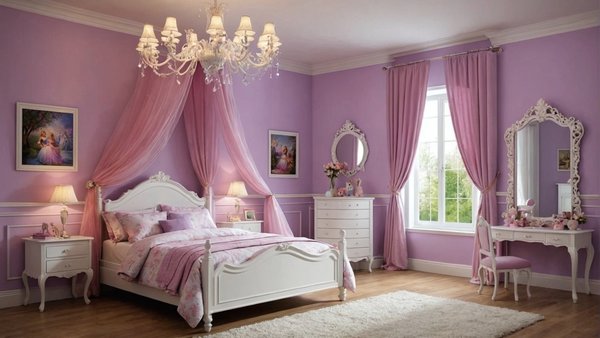 Livrez le rêve avec un lit baldaquin fille féerique